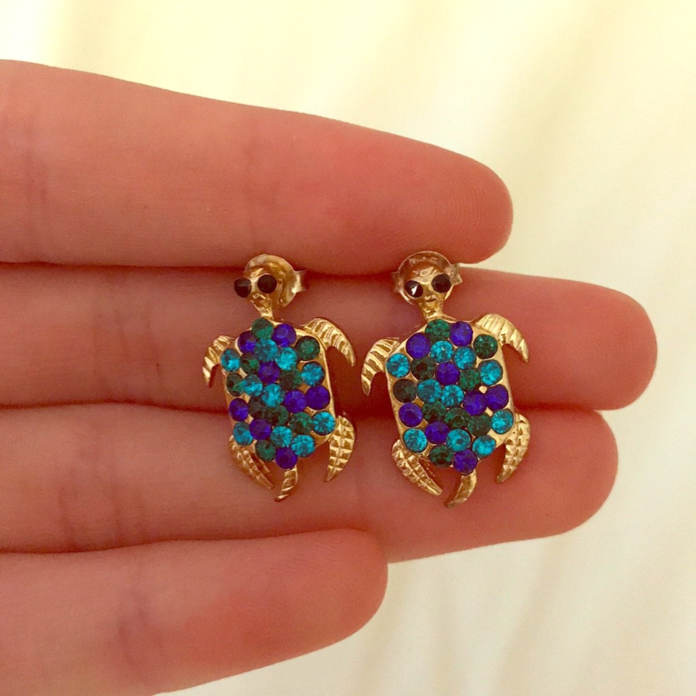 Turtle earrings
